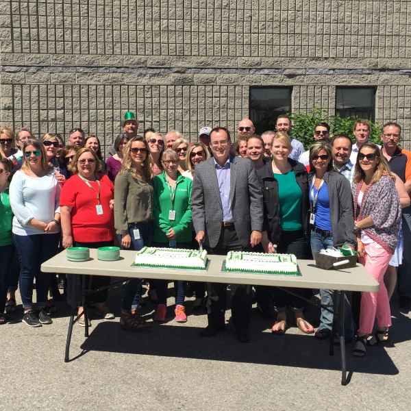 Flanagan employees celebrating 40 years